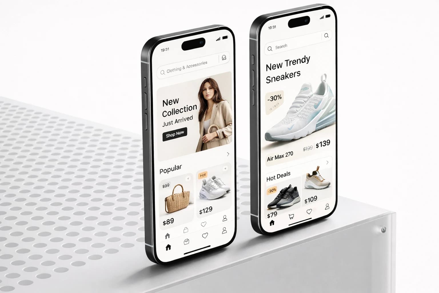 Webtana mobile commerce app preview